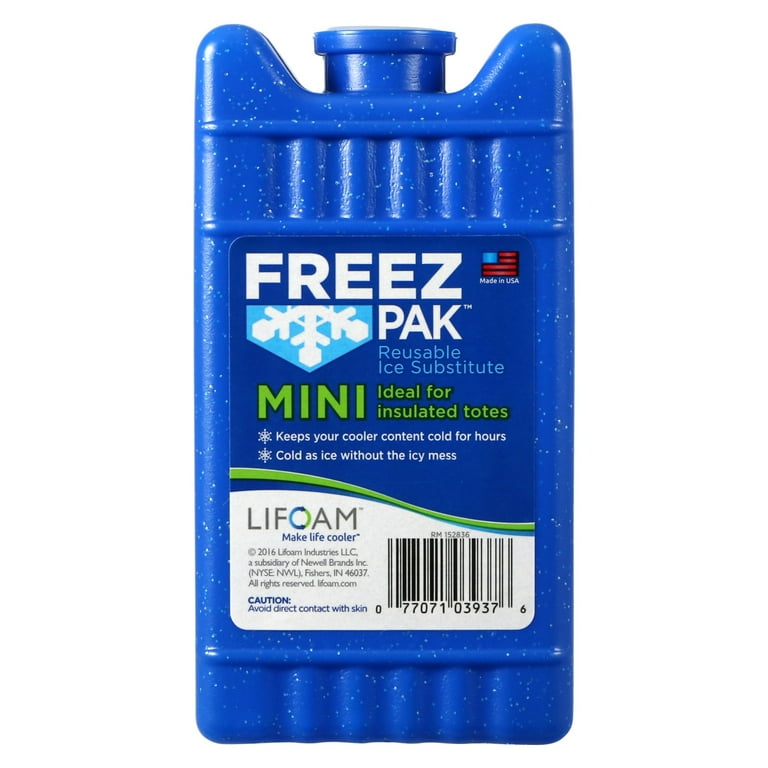 Ice Pack - Ice packs for coolers - Includes: 4 Ice Pack size Mini