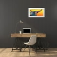 thumbnail image 3 of Dean Russo Collection 24x14 White Modern Wood Framed Museum Art Print Titled - Longhorn, 3 of 4