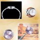 thumbnail image 4 of Reloj de cuarzo con correa de acero inoxidable Reloj de pulsera de moda Pantalla luminosa Relojes Romacci Mirar, 4 of 7