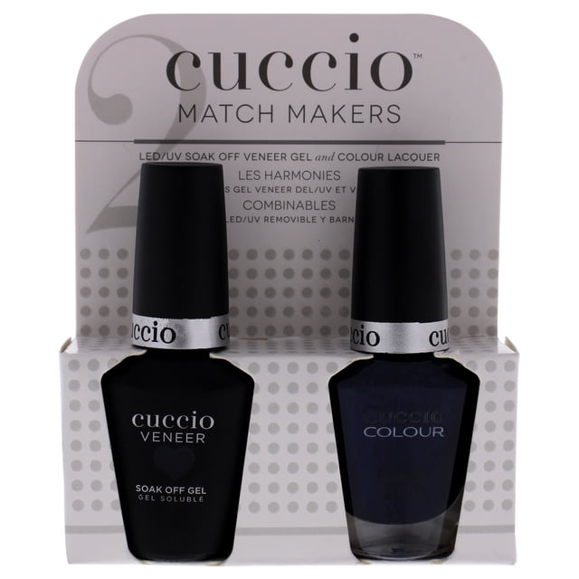 Juego Match Makers Cuccio Colour On the Nile Blue 2 esmaltes de uñas en Gel
