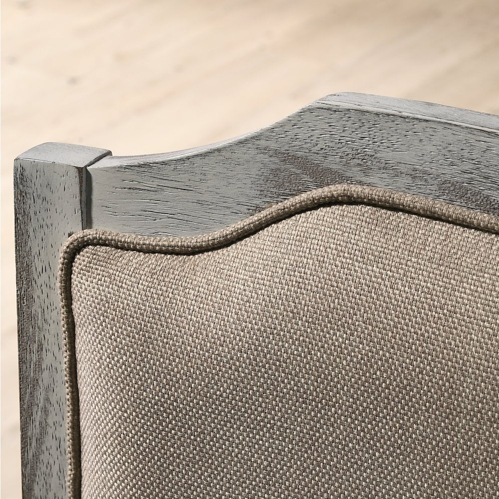 Roundhill Furniture Iris Dining Chair, Set of 2, Brown