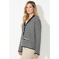 thumbnail image 3 of Catherines Women's Plus Size Liz&Me Tweed Button Cardigan, 3 of 5