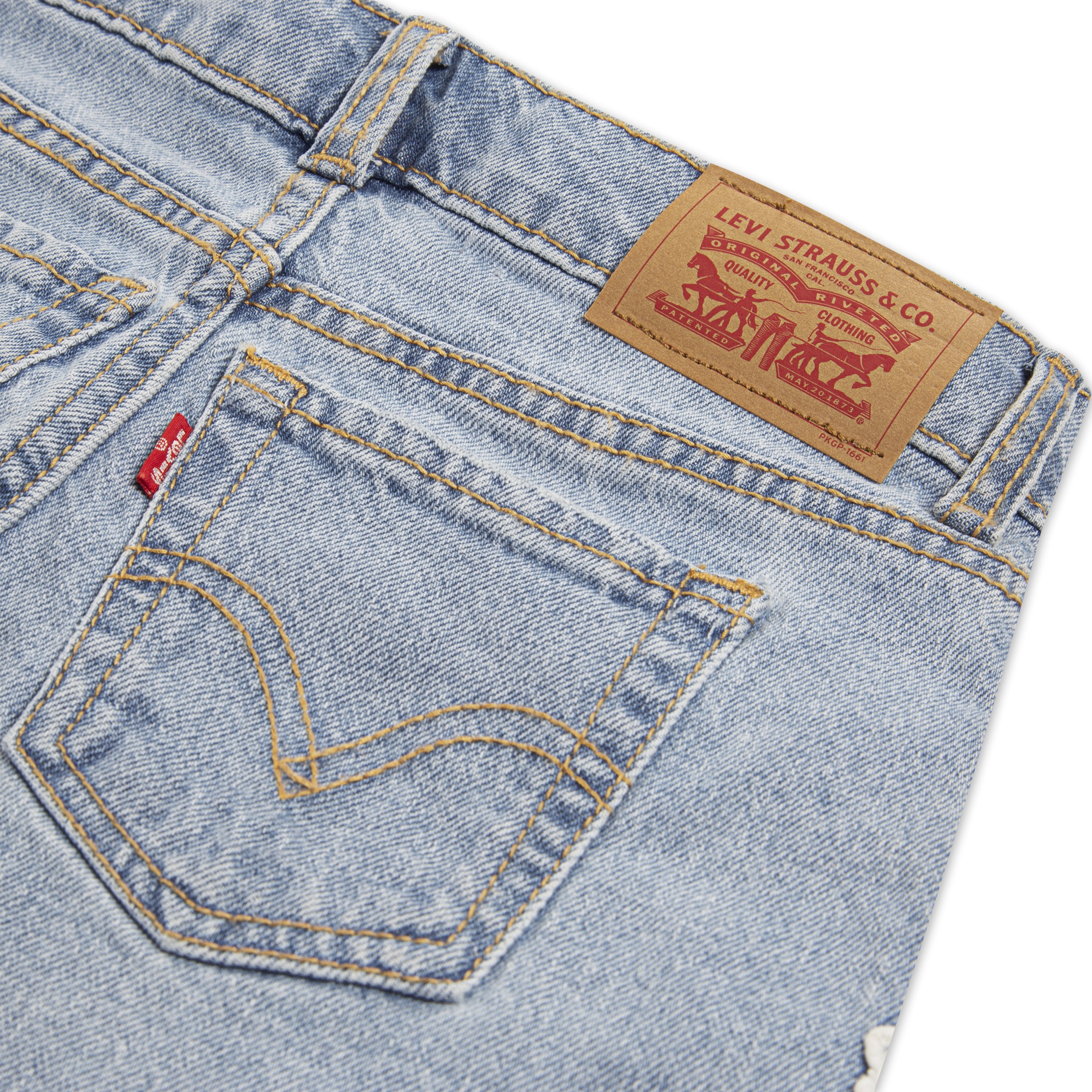 Levi Girls Printed A-Line Shorts, Sizes 4-16