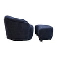 thumbnail image 3 of Sillón Giratorio Savoy con Taburete - Azúl Marino, 3 of 4