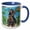 Blue/White, variant on 3drose, Fairys Magic Oasis, 11oz Two-tone Red Mug