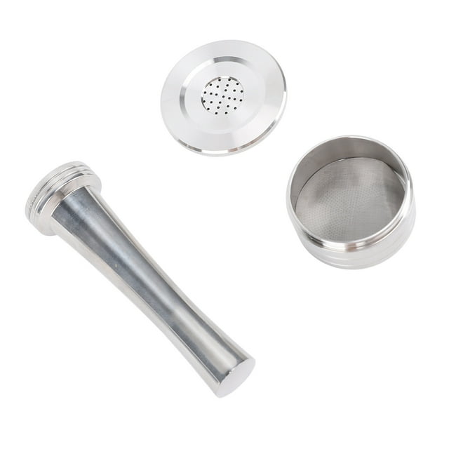 Stainless Steel Reusable Coffee Capsule Kit, Preserve Original Flavor Choose Favorite Coffee Powder Fits All Coffee Machines for Q