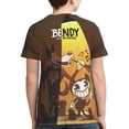 thumbnail image 2 of Bendy And The Ink Machine Boys Girls 3d Graphic Printed T-Shirt Crewneck Short Sleeve Tees, 2 of 6