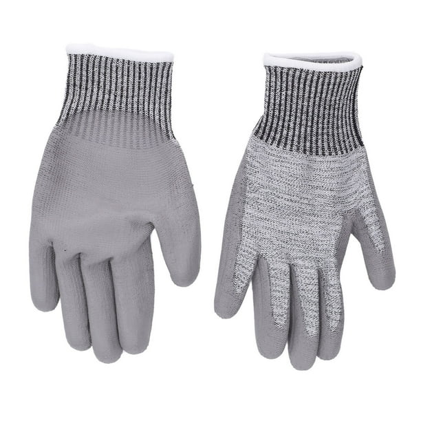 Guantes De Trabajo Antideslizantes Recubiertos De PU Resistentes A Cortes Con Diseño Transpirable Para Mantenimiento Electrónico Operación CNC Almacenamiento Logística