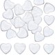 thumbnail image 1 of 1 caja de 38 piezas de cuentas de concha, nácar, corazón, blancas, de verano, con forma de corazón, espaciadores de agua dulce natural., 1 of 6