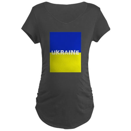 

CafePress - Ukraine Maternity T Shirt - Maternity Dark T-Shirt