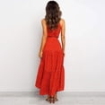 thumbnail image 3 of Vestido HUOGUO, a la moda, de verano, sin mangas, halter, para mujer, 3 of 4