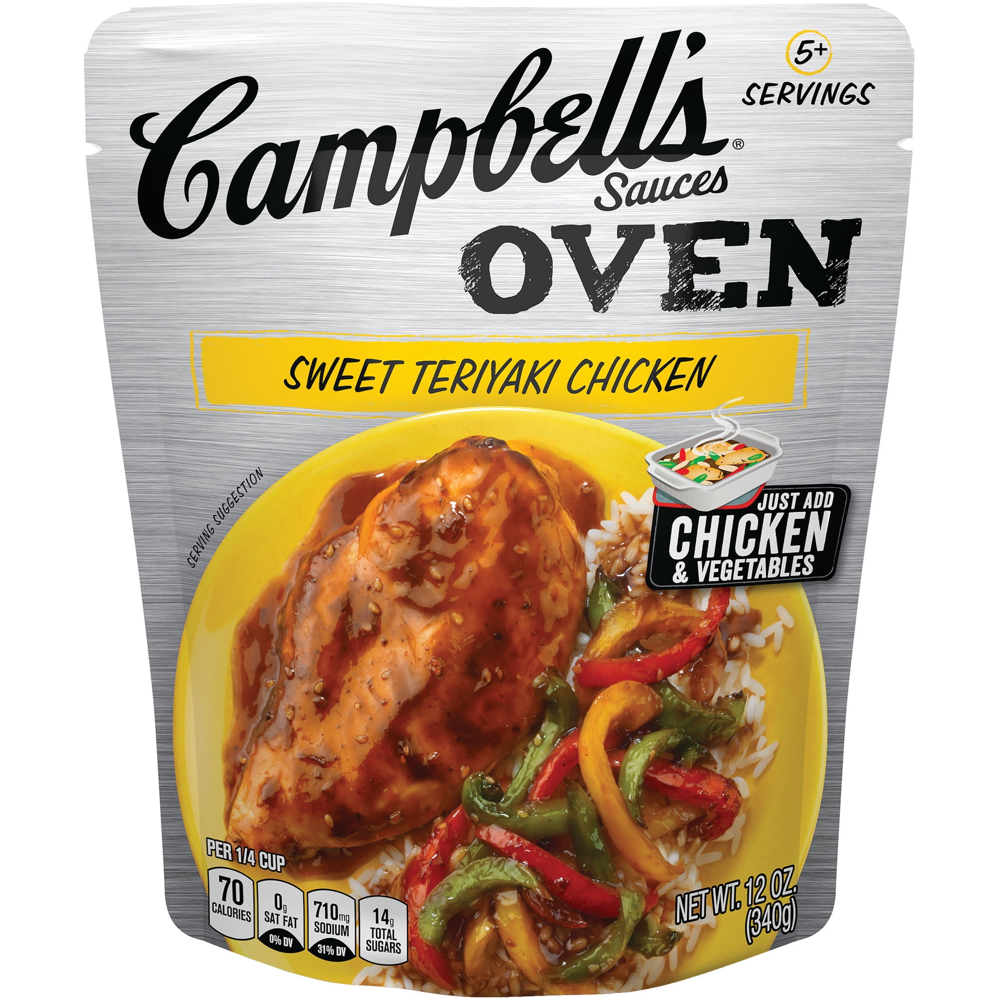 Campbell's Oven Sauces Sweet Teriyaki Chicken, 12 oz.