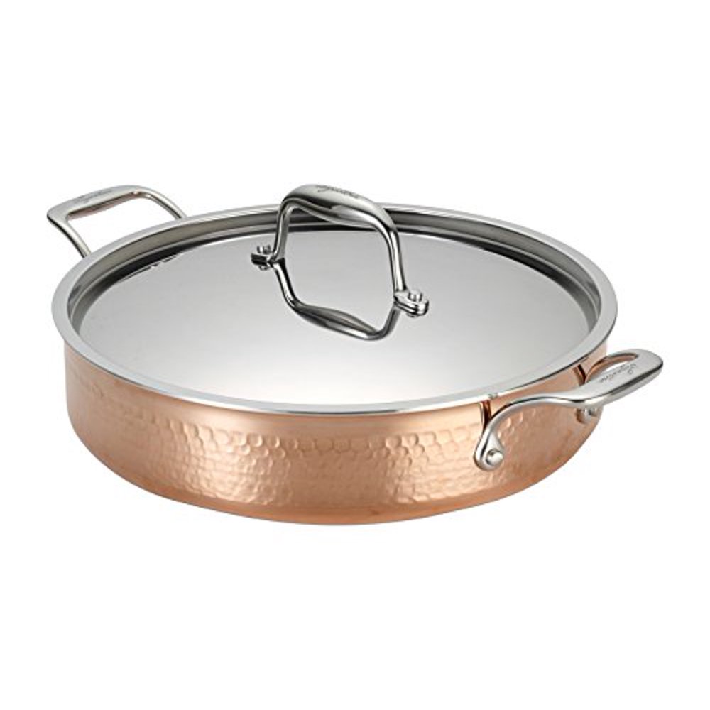 Lagostina Q5544764 Martellata Triply Hammered Stainless Steel Copper