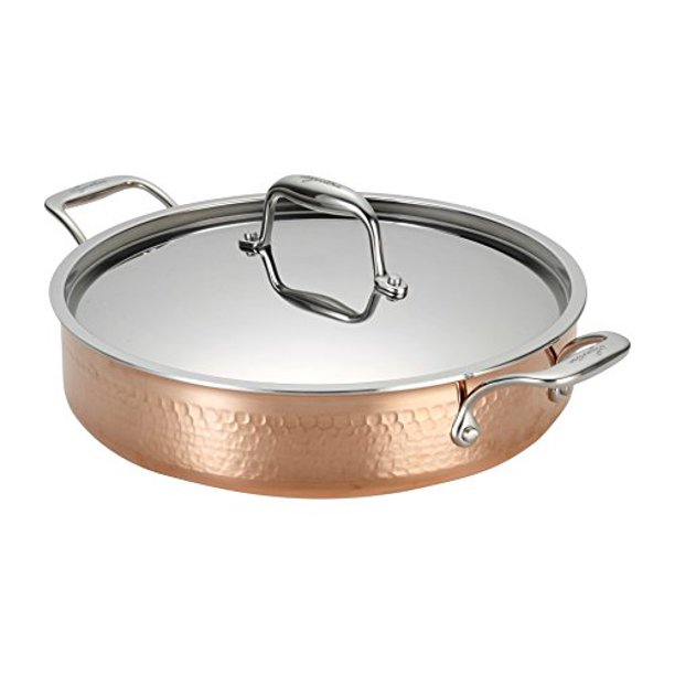 Lagostina Q5544764 Martellata Triply Hammered Stainless Steel Copper