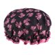 thumbnail image 1 of Gorros de baño impresos flor de elástica del cordón plástico impermeable reutilizable - re Sunnimix Gorro de ducha de doble capa, 1 of 8