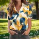 thumbnail image 1 of TaTaai Women's Random Print Shirt Short Sleeve Collar Button Front Loose Fit Casual Summer Chic Blouse Top Daily Work Weekend Party Gift, 1 of 7