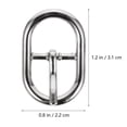 thumbnail image 2 of 4pcs Bag Strap Adjustment Buckles Belt Buckles Roller Pin Buckles DIY Buckles, 2 of 8