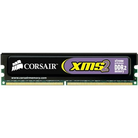 Corsair 2 Gb Dimm Ram - Corsair XMS2 2GB DDR2 SDRAM Memory Module - 2GB (1 x 2GB) - 800MHz DDR2-800/PC2-6400 - DDR2 SDRAM - 240-pin DIMM