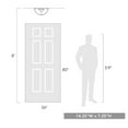 thumbnail image 6 of Golden Lighting Colson 3-light Flush Mount in Matte Black, 6 of 7