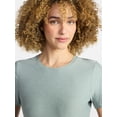 thumbnail image 6 of Athletic Works Women's and Women's Plus Performance ButterCore Tee, Sizes XS-4X, 6 of 6
