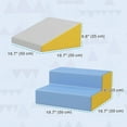 thumbnail image 3 of Soozier Ensemble de Jeu Souple d'Escalade et de Rampement 2 Pcs, Bleu, 3 of 9