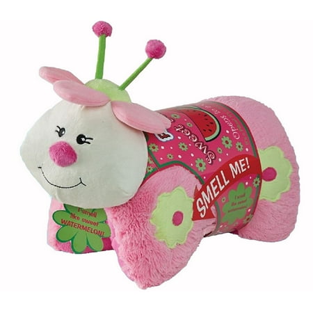 Pillow Pets Watermelon Lady Bug Plush Sweet Scented Toy Walmart Com