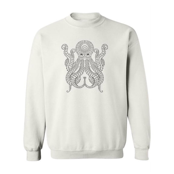Cool Ethnic Octopus Sweatshirt Women -Image by Shutterstock, Female Small