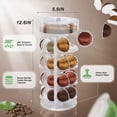 thumbnail image 4 of Nessus Vertuo - Soporte para c&aacute;psulas Nespresso Vertuo, kit de c&aacute;psulas reutilizables para Nespresso Vertuo, c&aacute;psulas de caf&eacute; recargables con 100 tapas de p, 4 of 6