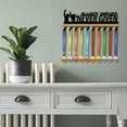 thumbnail image 6 of Medal Hanger Display Trophy Shelf Metal Medal Holder Stand Wall Mount Hold 70+Medals Organizer Rack Medal Display 15.7x6x3.5Inch-Always Earned Never Given, 6 of 8