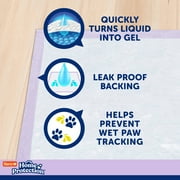 Hartz Home Protection Super Absorbent Odor Eliminating Lavender Scented No Leaks Dog Pads, Regular, 21 in x 21 in, 100 Count