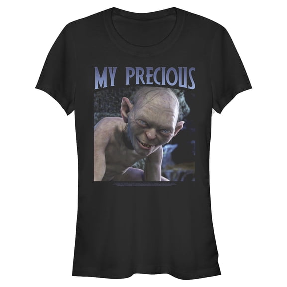 Juniors The Lord of the Rings Fellowship of the Ring Gollum My Precious T Shirt