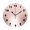 E58, variant on Black Glitter Jewelry Falling Gems Sparkle ShinyPrint Wall Clock Living Room Big Round Hanging Silent Wall Clocks Decor（10 Inch）