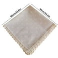thumbnail image 3 of Miyuadkai Nappe Rectangulaire Simple pour Bureau, 60X60Cm, Anti-Rides, 60Cm X 60Cm, Lin et Coton, 3 of 6