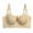 Beige, variant on Elainilye Fashion Womens Bras No Underwire Full Support Underwear Comfortable Breathable Traceless Bra Gathering Bra,Beige