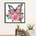 thumbnail image 2 of 5D DIY parcial especial en forma de taladro diamante pintura mariposa decoración del hogar FLhrweasw Nuevo, 2 of 9