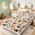 thumbnail image 3 of Erosebridal Rooster Queen Sheets for Girls, Flower Basket Queen Sheet Sets, 4pcs 1 Flat Sheet 1 Fitted Sheet and 2 Pillowcases, 3 of 6