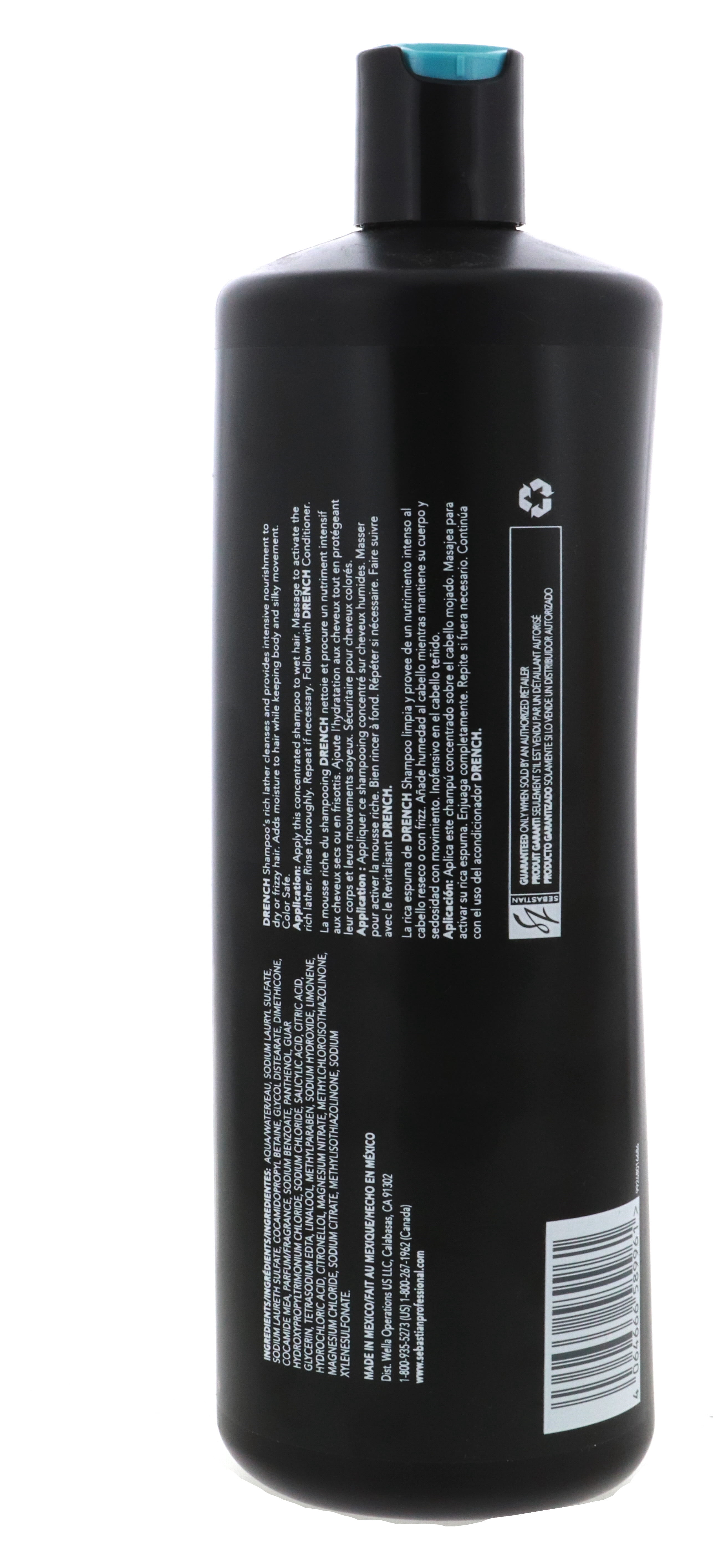 Sebastian Drench Moisturizing Shampoo, 33.8-ounce