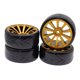thumbnail image 5 of 4x Neumáticos Neumático Rueda Llanta Reemplazo para HPI 1:10 Touring Car , estilo D Yotijar neumáticos de coche rc, 5 of 7