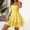 Z-306Yellow, variant on YMNXA Womens Dress Sleeveless Suspenders Backless Bow Solid Color Ruffle Hem Elegant Comfortable Dresses For Daily Wear Black L