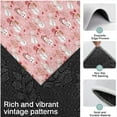thumbnail image 3 of Pink Christmas Snowman Pattern Kitchen Rugs Sets Of 3,Kitchen Runner Rugs Non Skid Washable,Decorative Kitchen Floor Mats for Kitchen,Sink,Laundry,17"x30"+ 17"x47" + 17"x59", 3 of 6