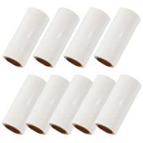 WRISTBIQUE  9pcs Mini Lint Roller Refills White Paper Pet Hair Removal