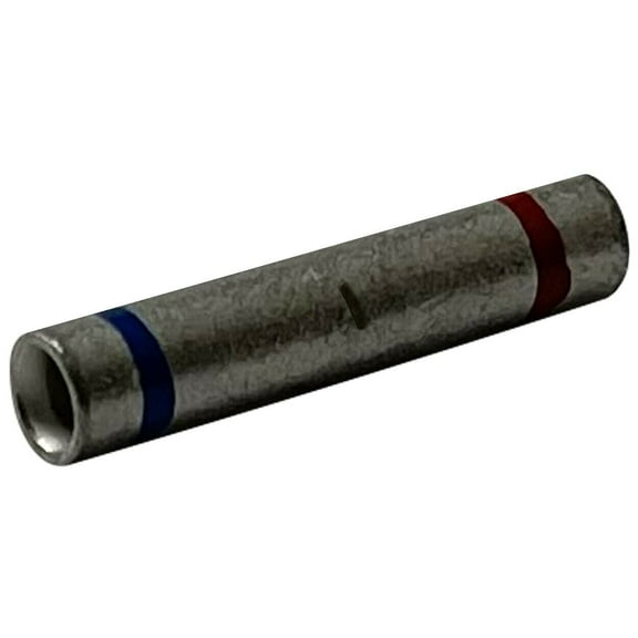 (10) Non-Insulated 22-18 to 16-14 Gauge Step Down Butt Splice Connector Uninsulated Wire Terminal - USA Made