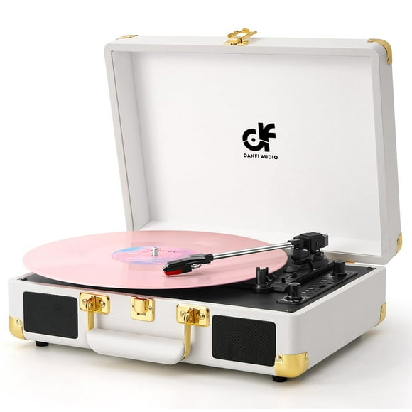 Tocadiscos Bluetooth DANFI AUDIO DF Vintage de 3 velocidades