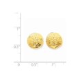 thumbnail image 2 of 14k Sand Dollar Post Earrings, 2 of 2