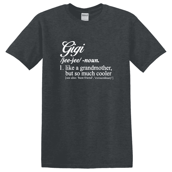 Gigi Definition Grandmother Graphic T-Shirt