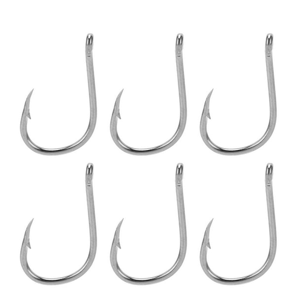 Cheap 50PCS High Carbon Steel Barbed Fishing Hook with Hole Strong