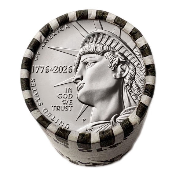 2026-P Enduring Liberty Half Dollar 1776–2026 Uncirculated $10 Roll P MINT 250th Anniversary of America