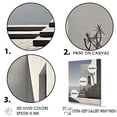 thumbnail image 3 of Designart "Horizon By The Beach House Wall I" Beach Floater Framed Canvas Wall Art, 3 of 5