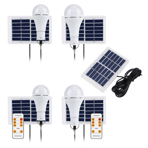 5 modos 20 COB LED luz solar USB recargable bombilla lámpara tablero (