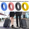 thumbnail image 5 of 8Pcs Suitcase Wheel Protection Cover Set Low Noise Trolleys Case Wheels Protector for Suitcase Wheels Yellow, 5 of 5